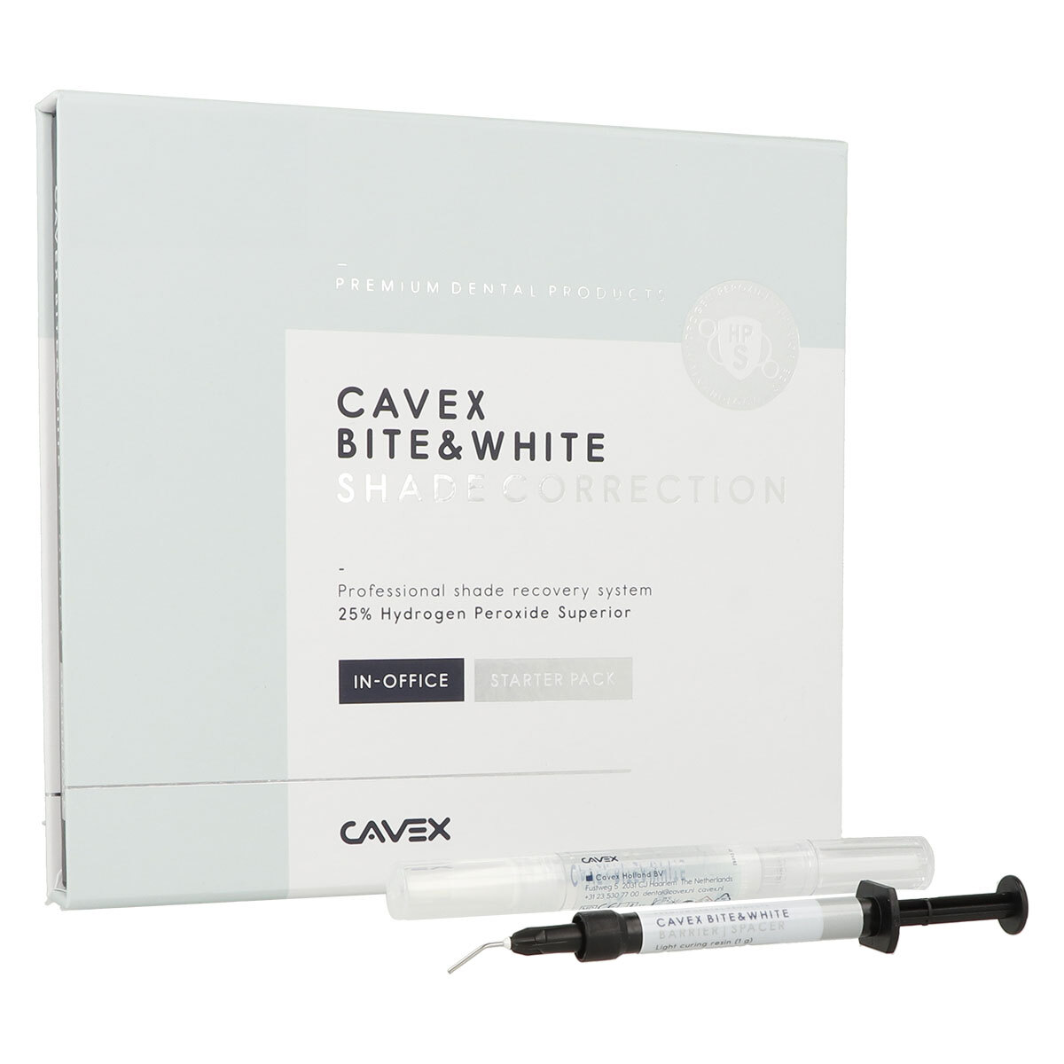Bộ Kit tẩy trắng răng Cavex Bite &White Shade Correction Starter Pack | Cavex Hà Lan