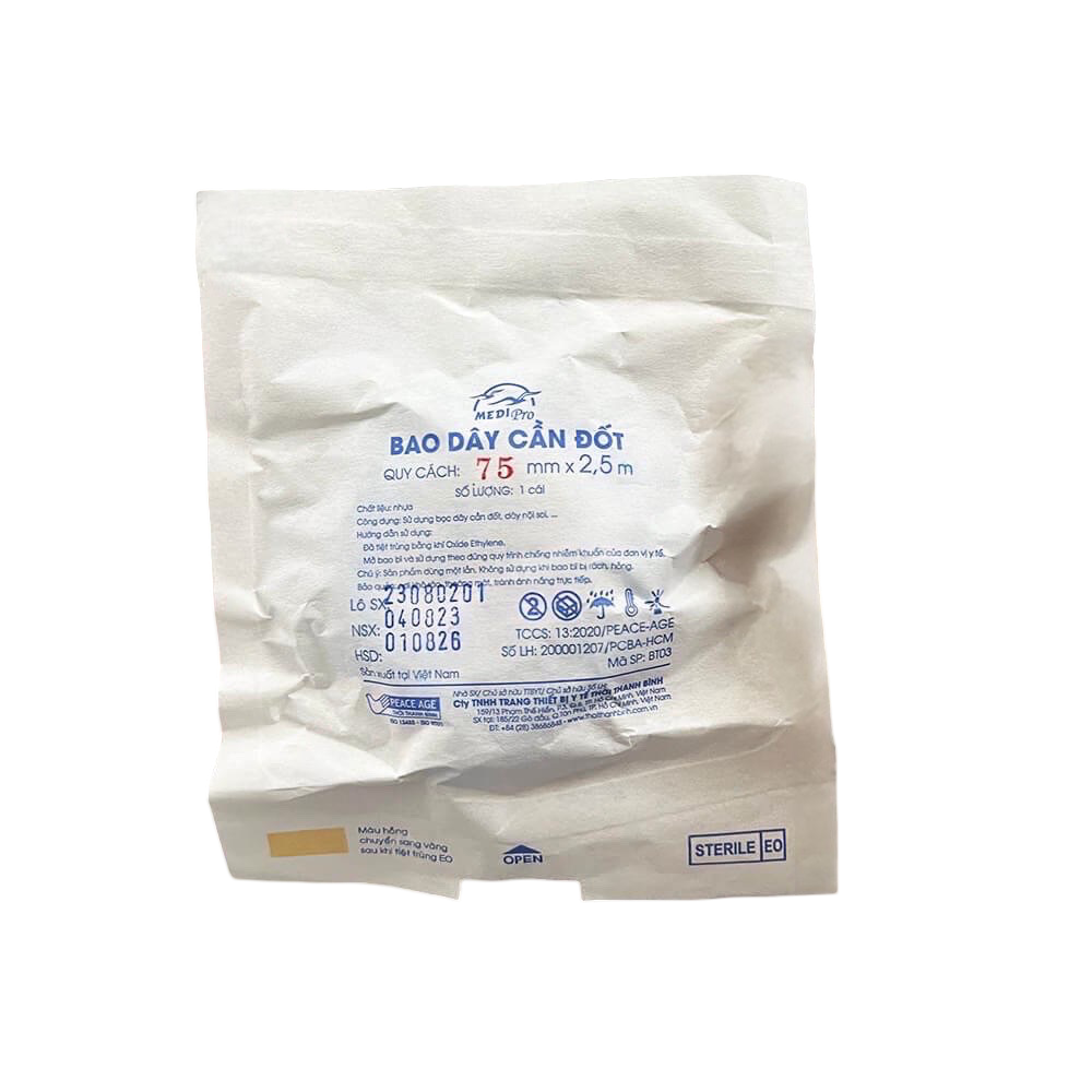 Bao dây cần đốt (Dây luồn tay khoan) tiệt trùng MediPro | Thời Thanh Bình Việt Nam