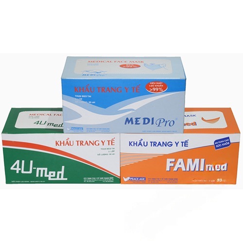 Khẩu trang y tế FAMI MED 3 lớp | Thời Thanh Bình Việt Nam