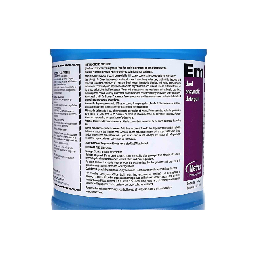 Dung dịch ngâm dụng sinh học Enzyme EmPower | Metrex Mỹ