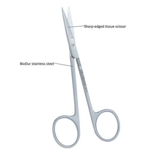 Kéo cắt chỉ phẫu thuật Osung SCT115 | Osung Hàn Quốc