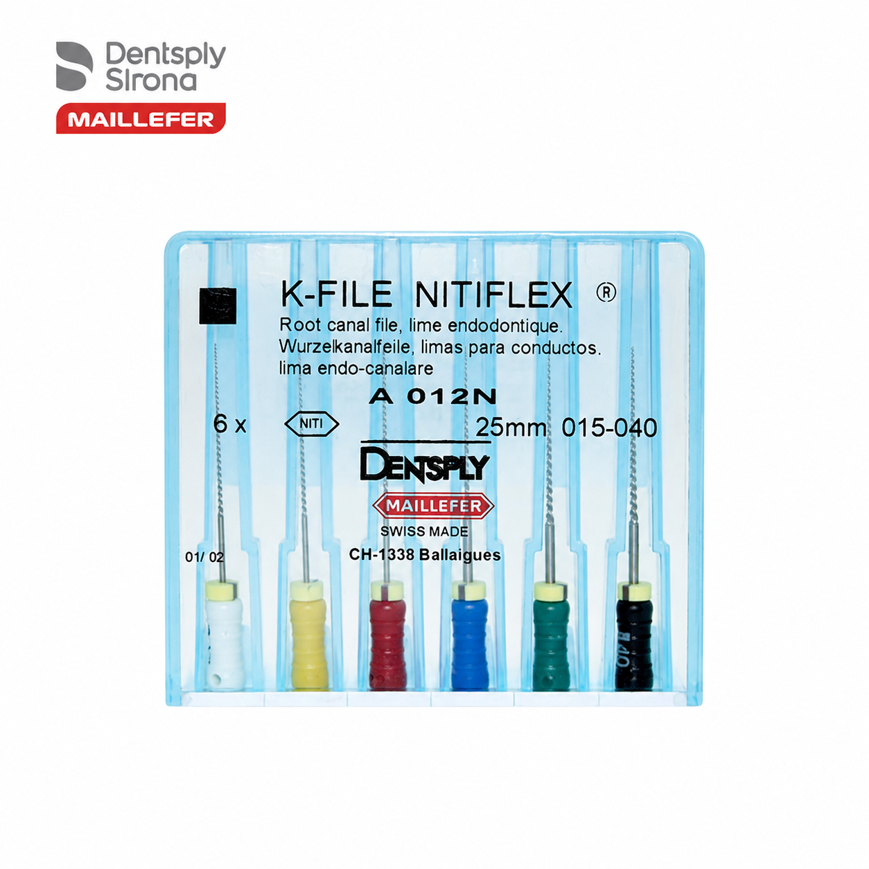 Trâm tay Niti đàn hồi NITIFLEX K-FILE Maillefer Dentsply Mỹ