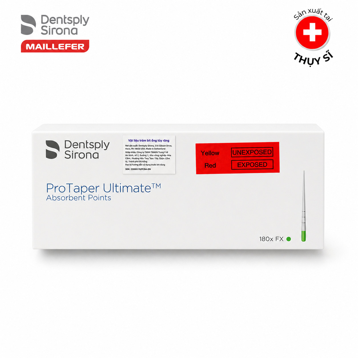 Côn giấy nội nha PAPER POINTS PROTAPER ULTIMATE Maillefer Dentsply Mỹ