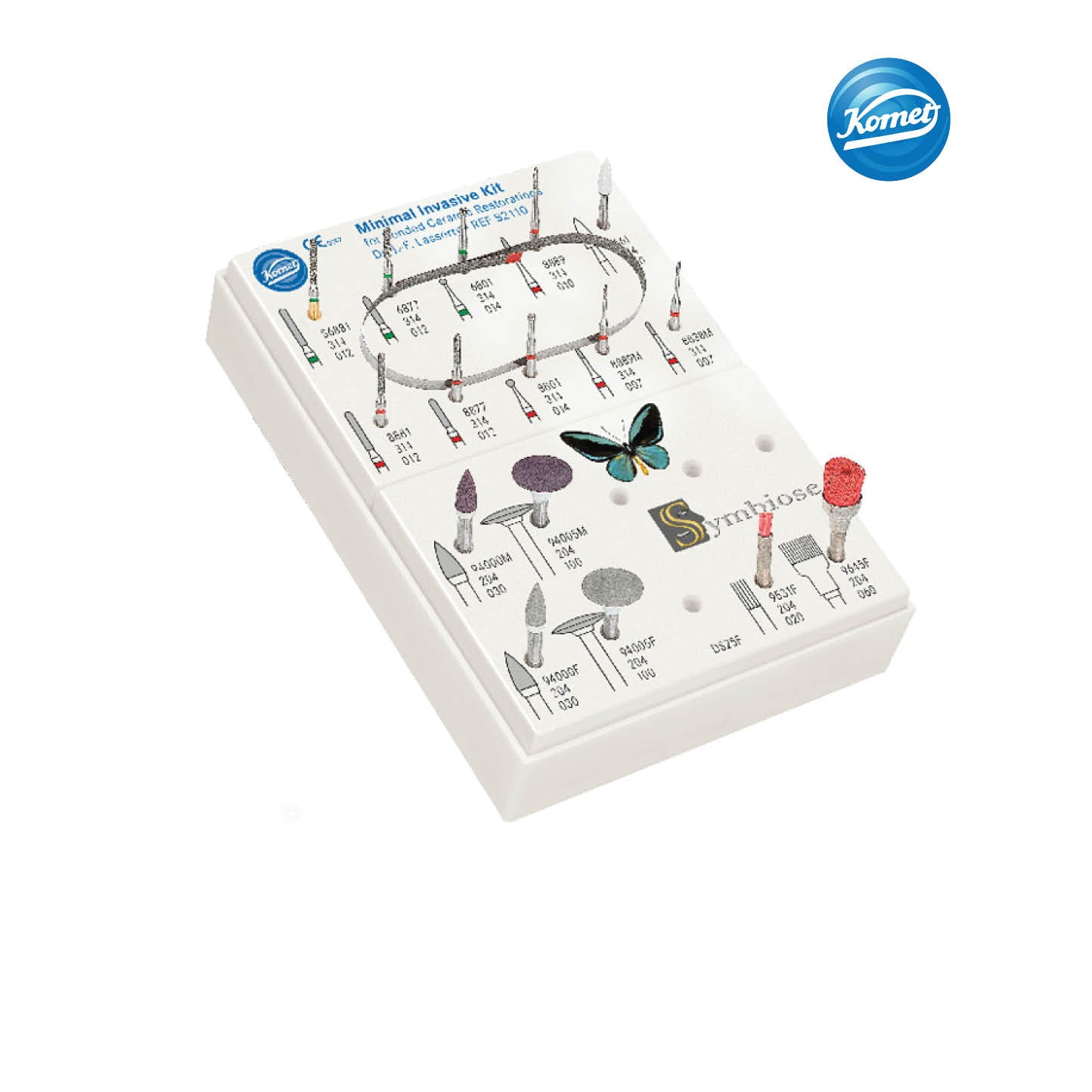 Bộ mũi khoan sửa soạn veneer Dr JF Lasserre KM_S2110