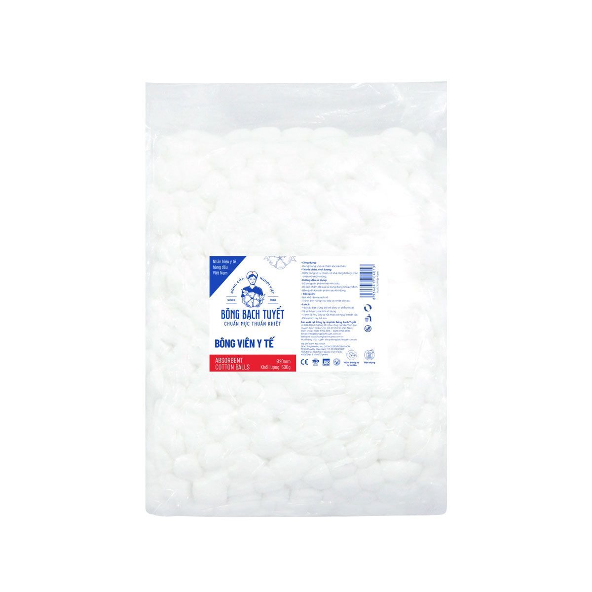 Bông Y Tế Viên | Bông Bạch Tuyết Việt Nam