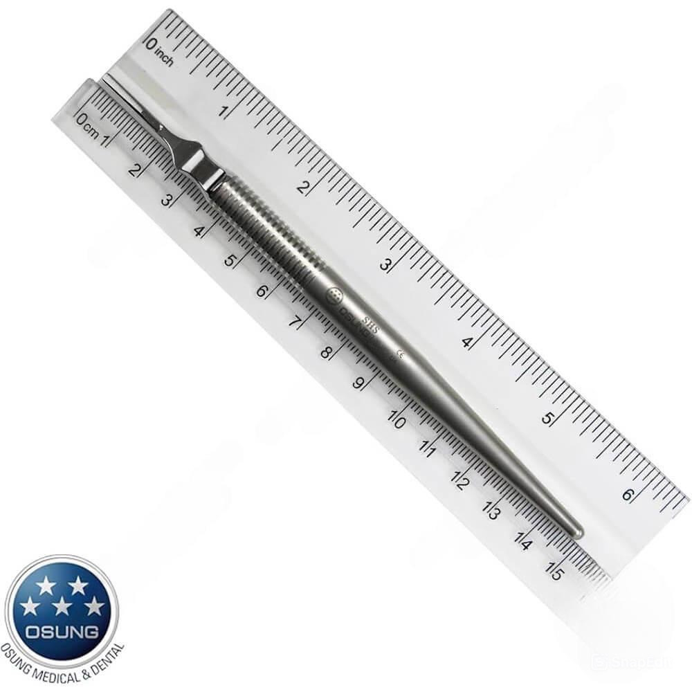 Cán dao mổ phẫu thuật tròn thẳng Osung Scalpel Handle SHS | Osung Hàn Quốc