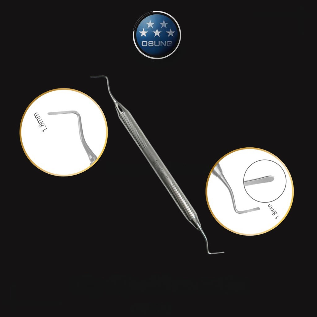 Cây đặt chỉ co nướu không răng cưa Osung GCP113N Gingival cord packer | Osung Hàn Quốc