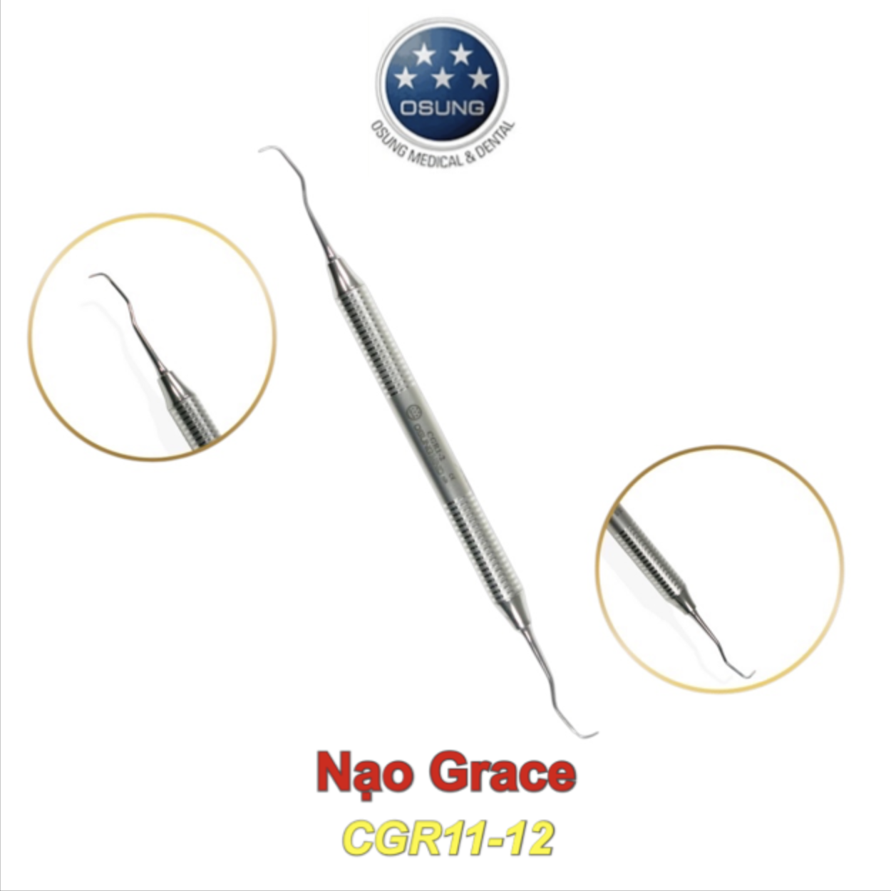 Cây nạo túi Gracey Curette | Osung Hàn Quốc