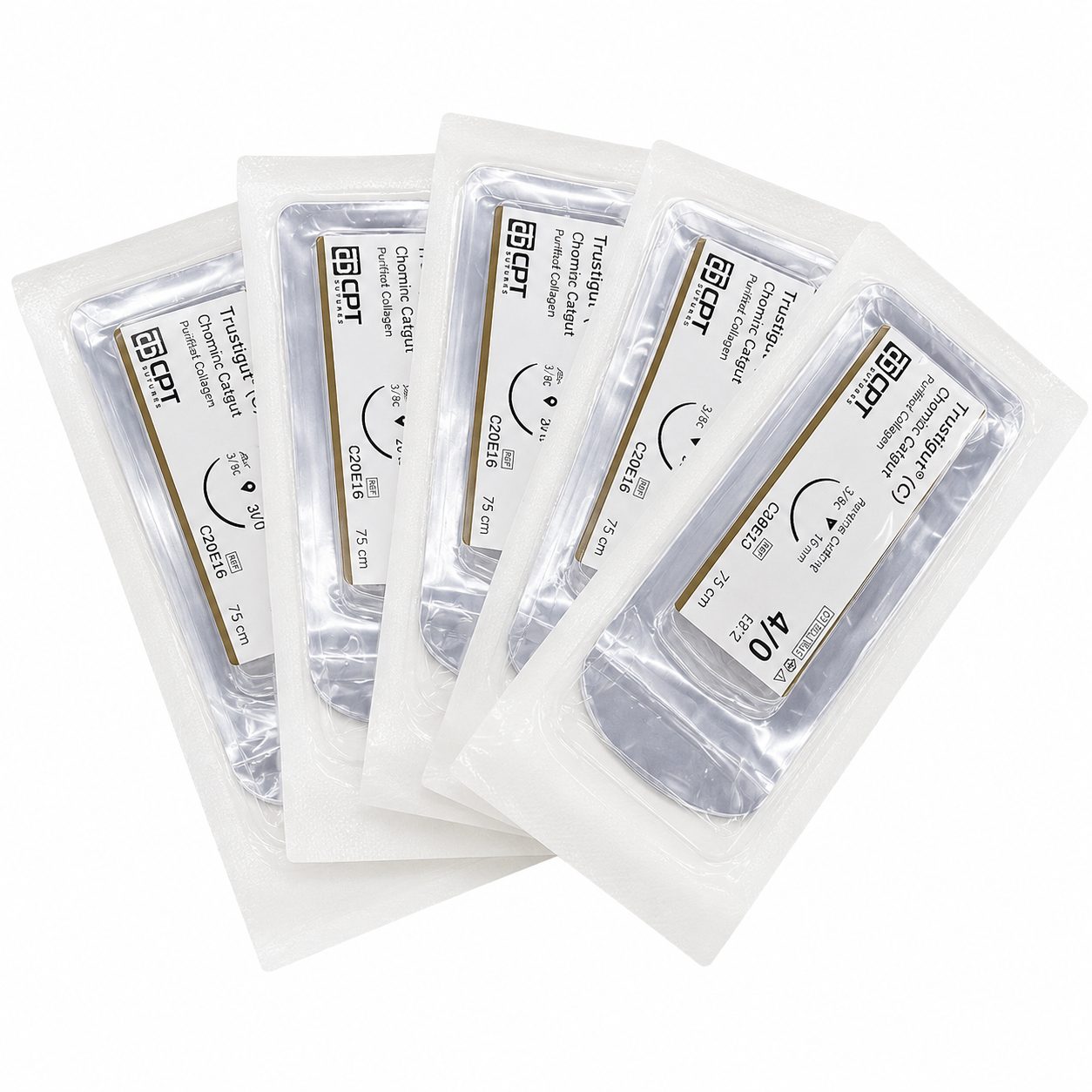 Chỉ khâu phẫu thuật tự tiêu CPT Trustigut Chromic Catgut