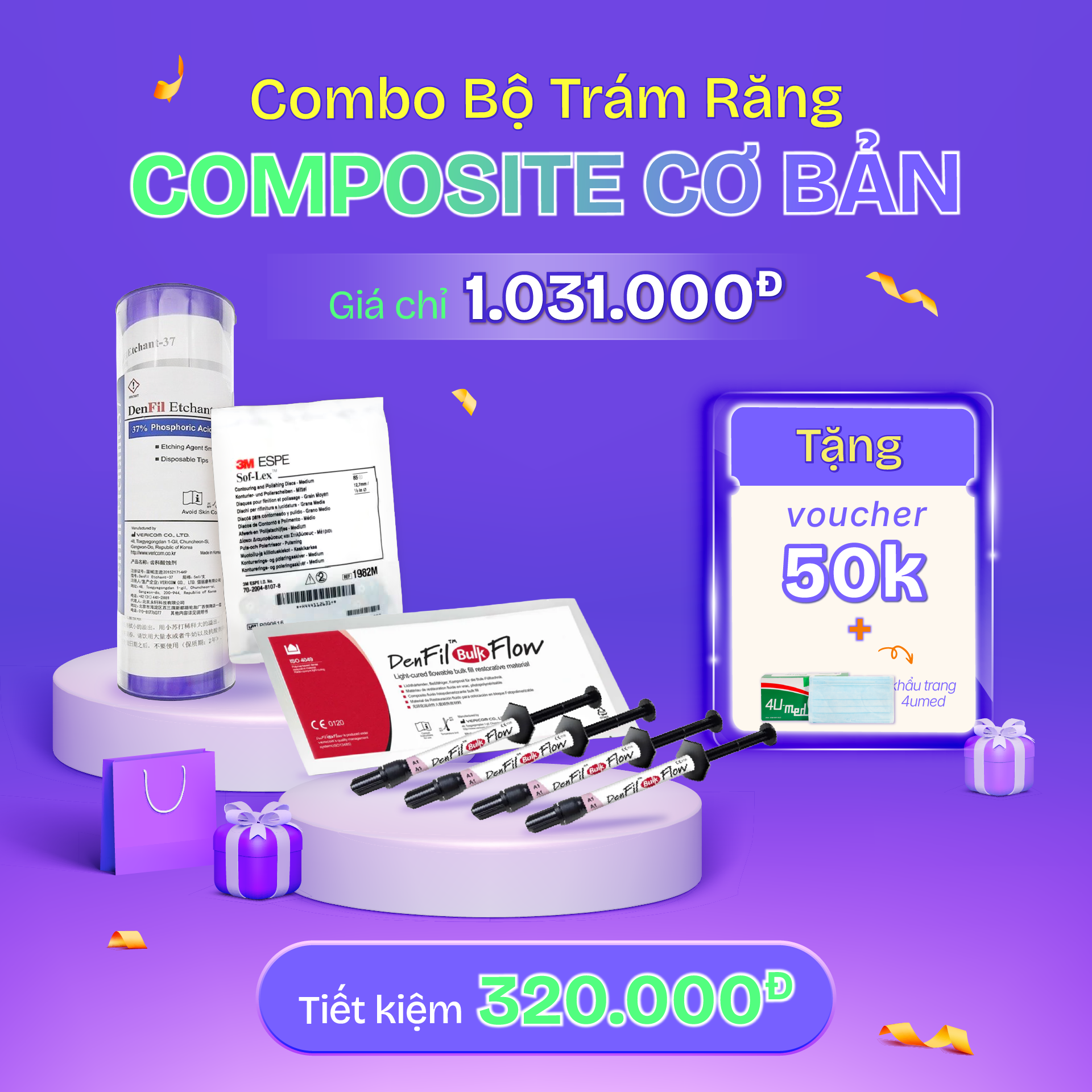 Bộ Trám Răng Composite Cơ Bản
