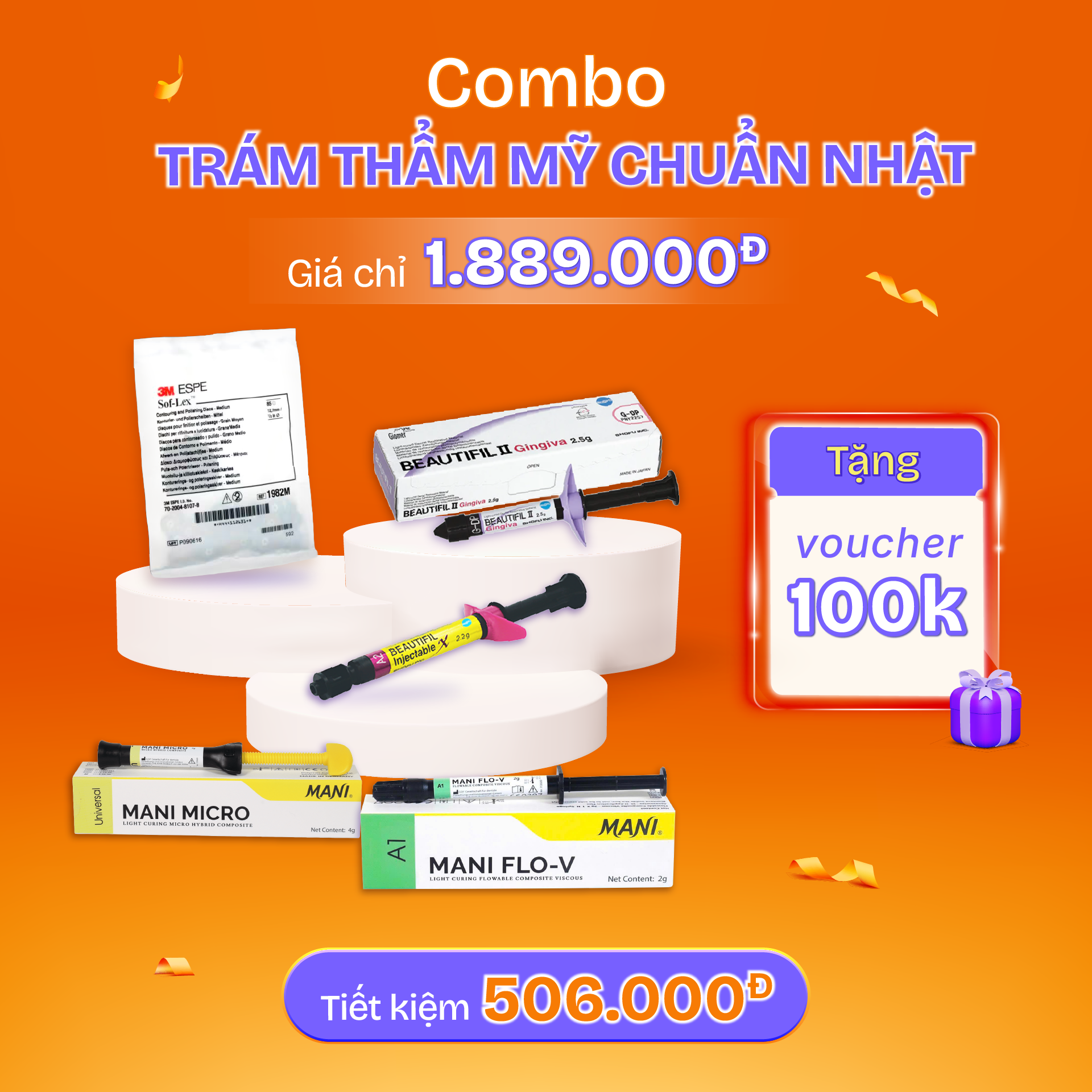 Bộ Trám Thẩm Mỹ Chuẩn Nhật