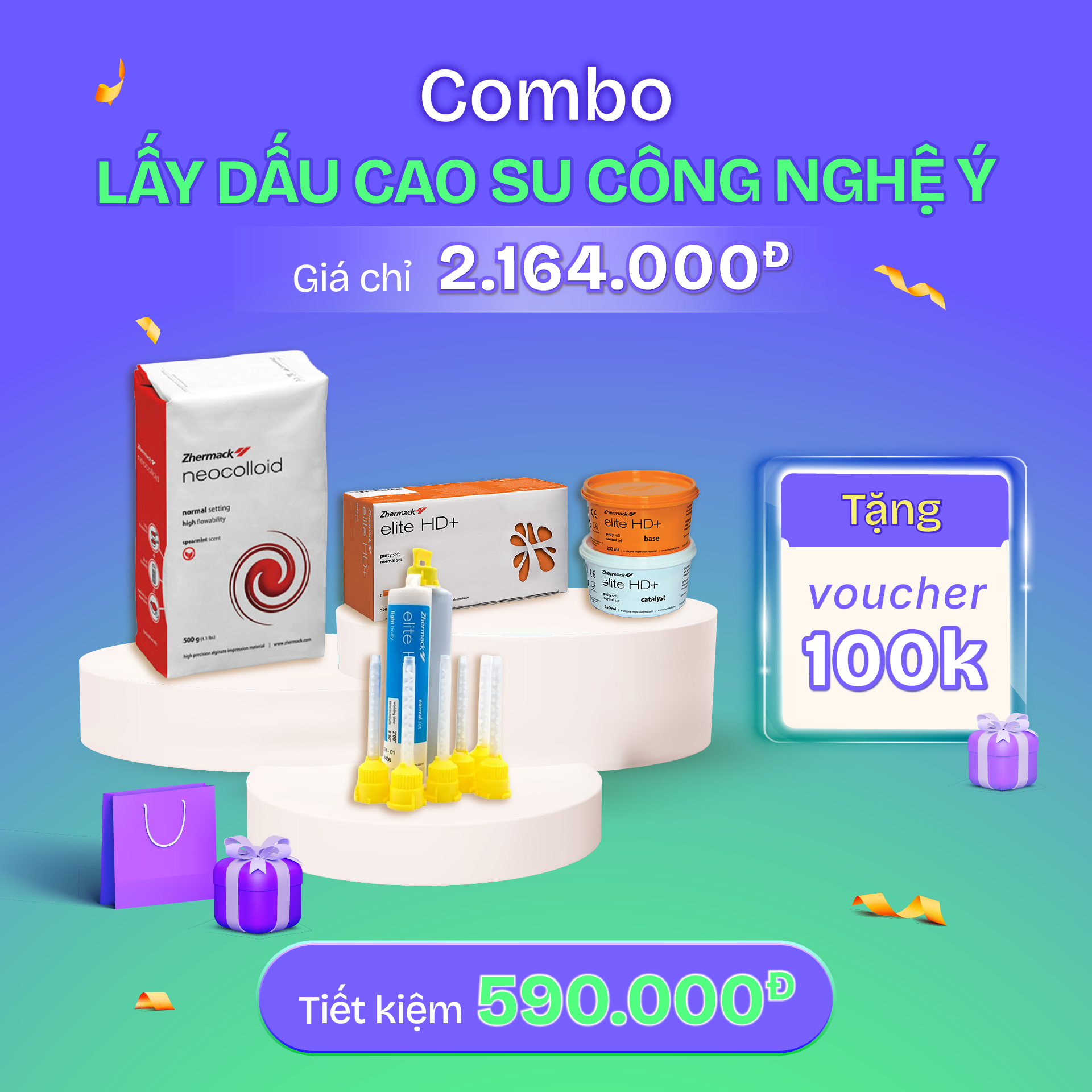 Bộ Lấy Dấu Cao Su Công Nghệ Ý
