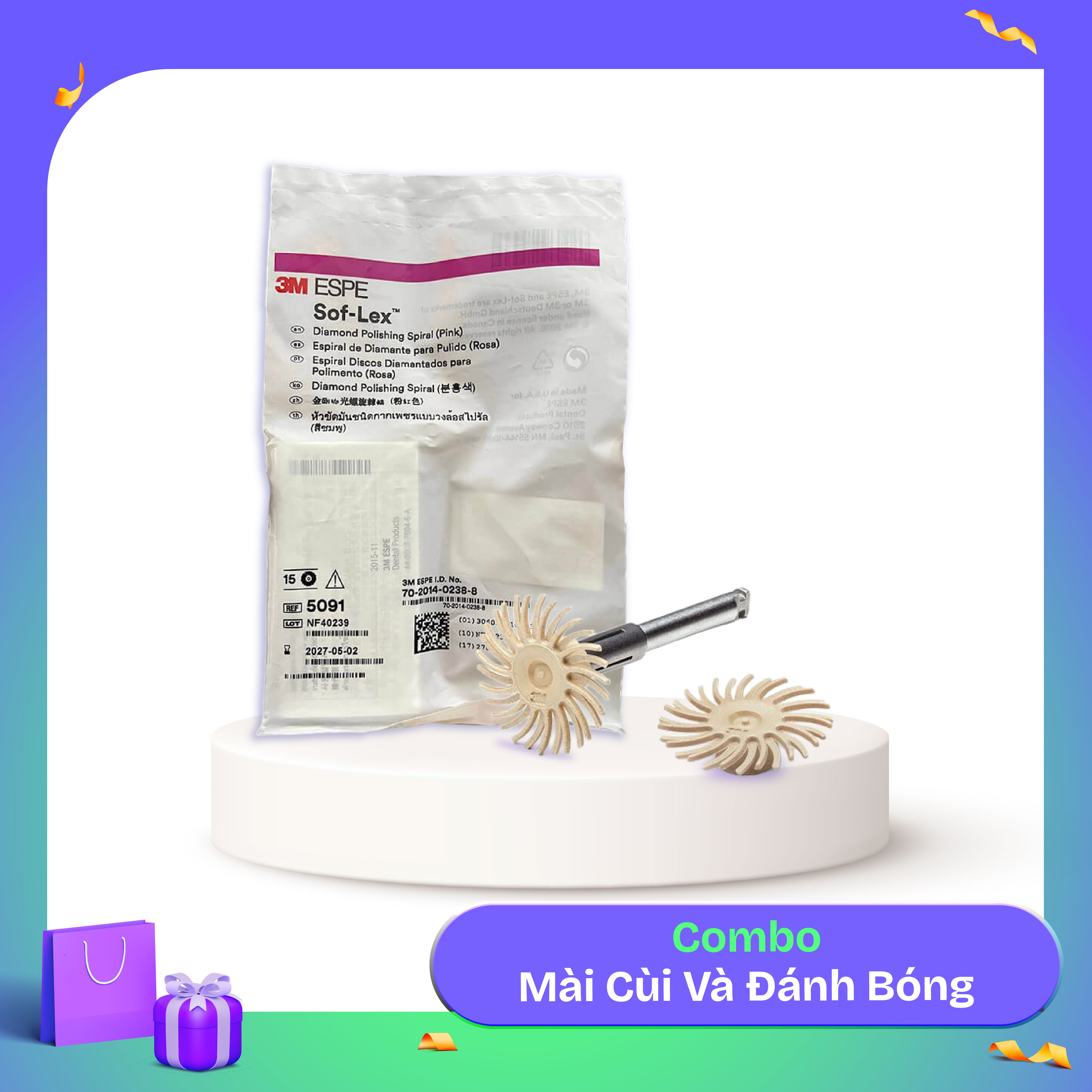 Bộ Mài Cùi Và Đánh Bóng Chất Lượng Cao