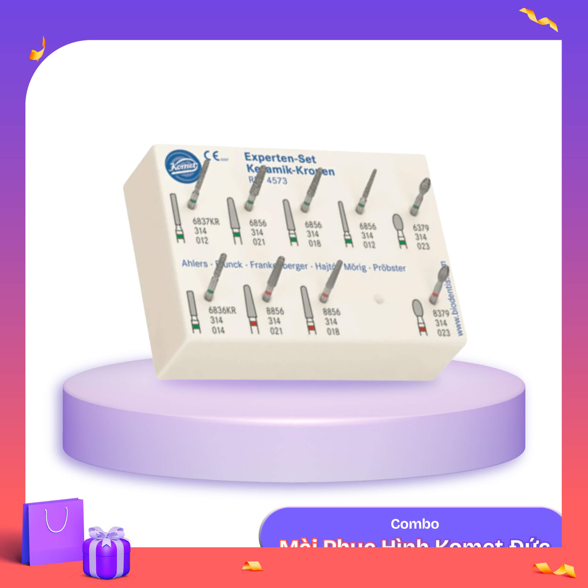 Bộ Mài Phục Hình Komet Đức 