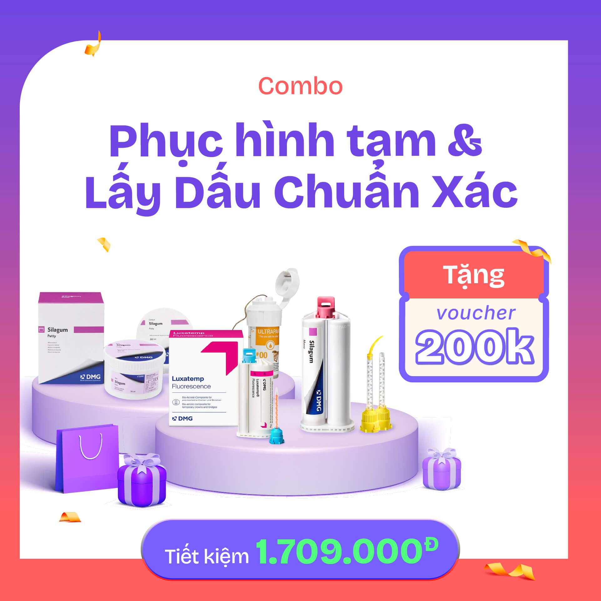 Bộ Phục Hình Tạm & Lấy Dấu Chuẩn Xác