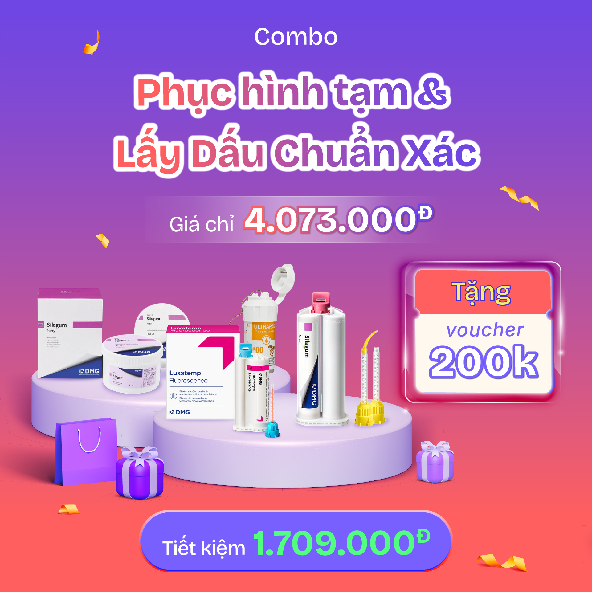 Bộ Phục Hình Tạm & Lấy Dấu Chuẩn Xác