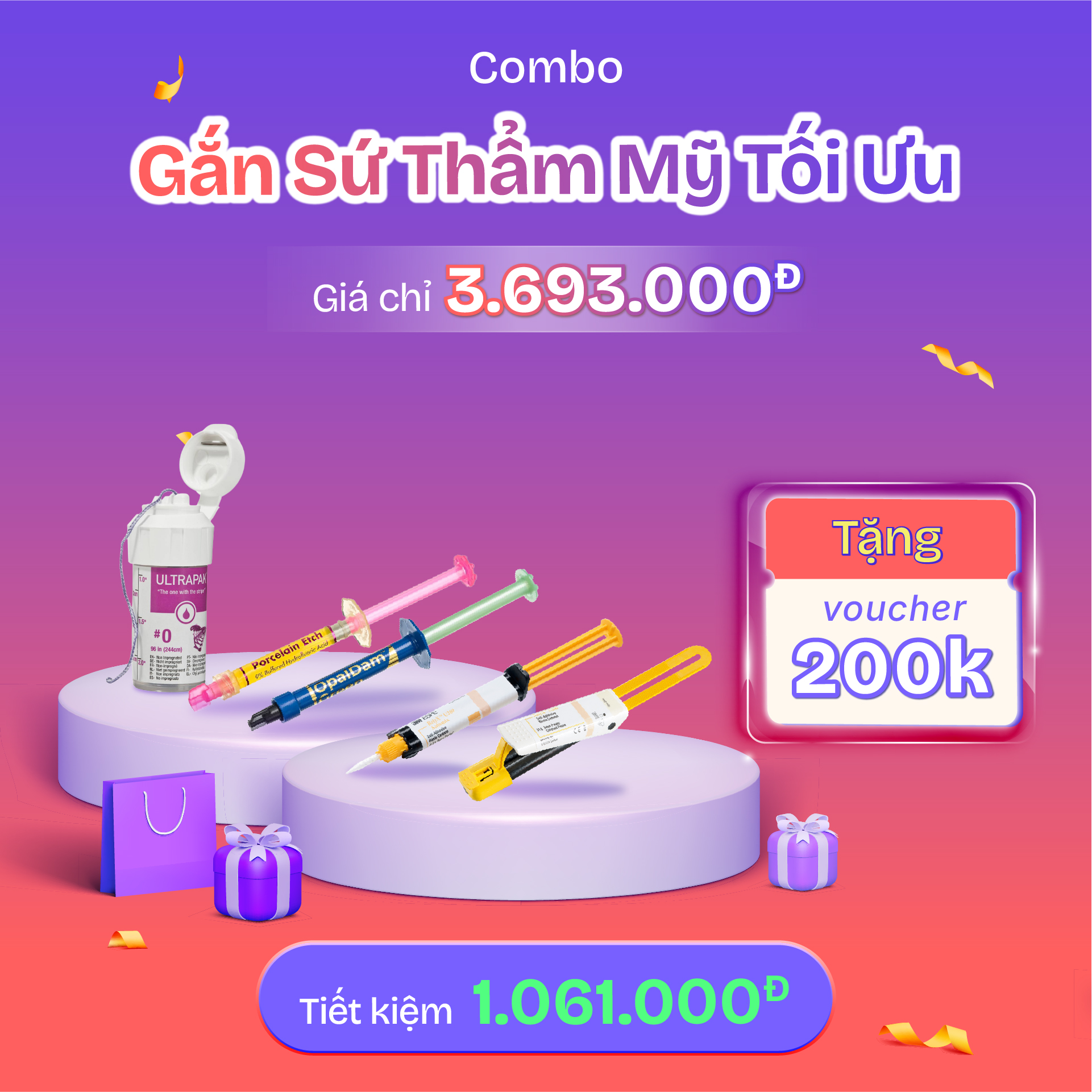 Bộ Gắn Sứ Thẩm Mỹ Tối Ưu