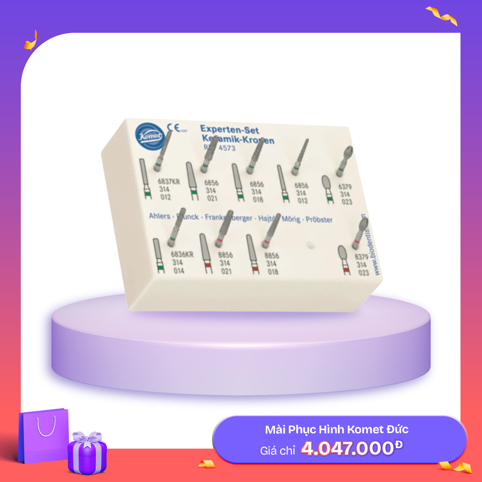 Bộ Mài Phục Hình Komet Đức 