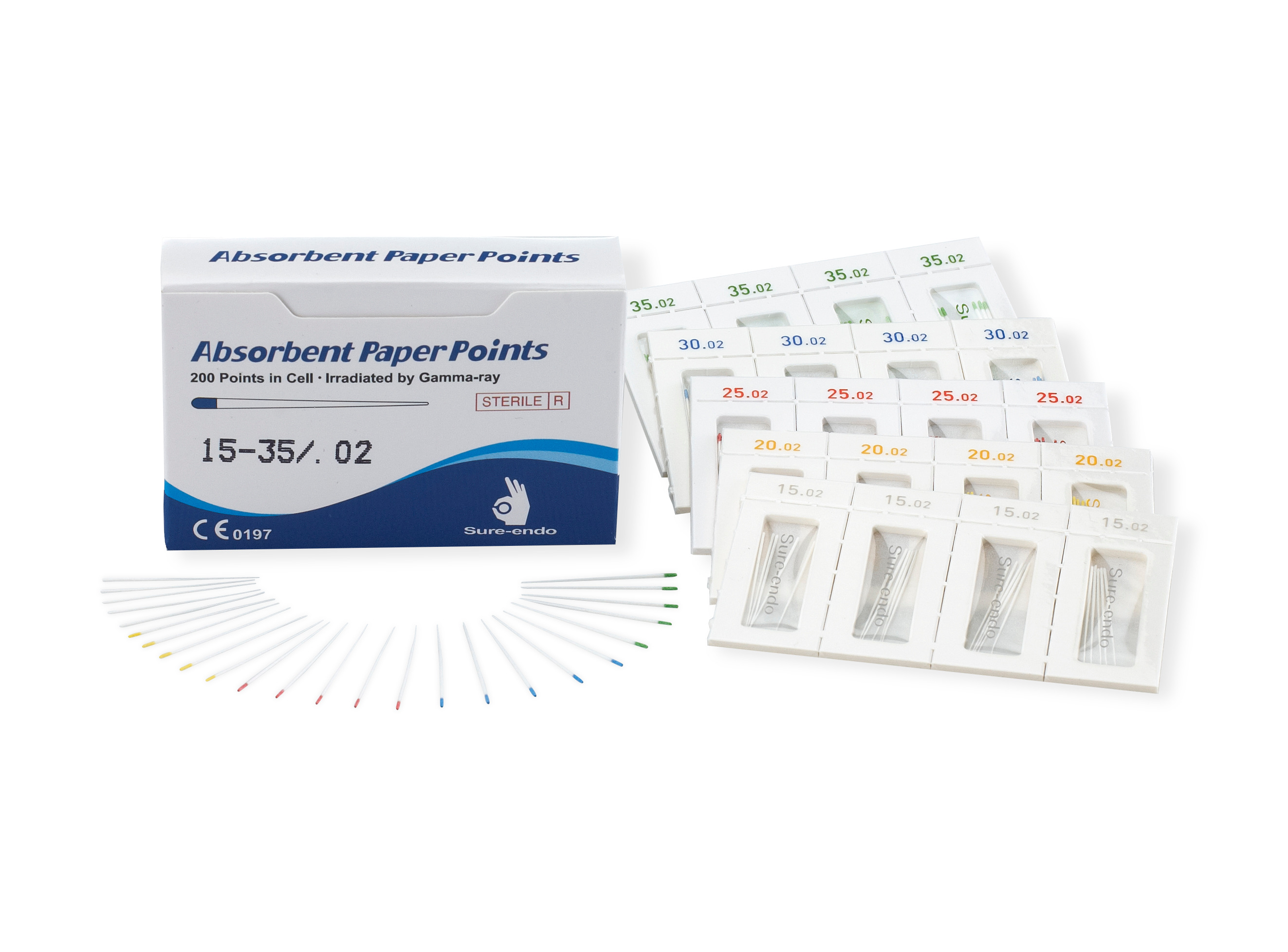 Côn giấy Absorbent Paper Points | Sure Endo Hàn Quốc