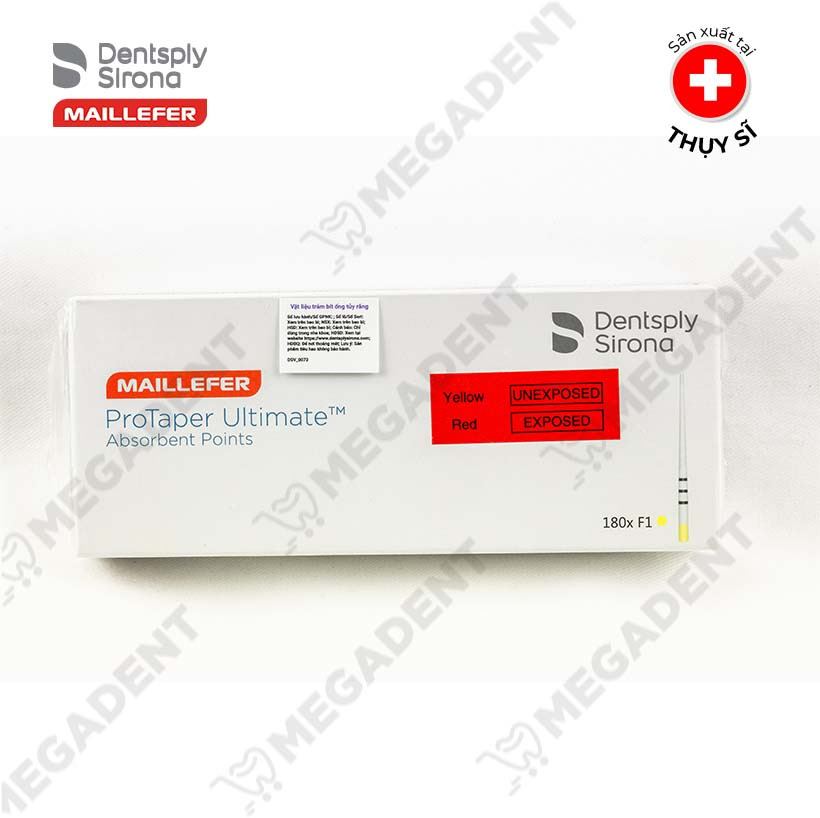 Côn giấy nội nha PAPER POINTS PROTAPER ULTIMATE Maillefer Dentsply Mỹ