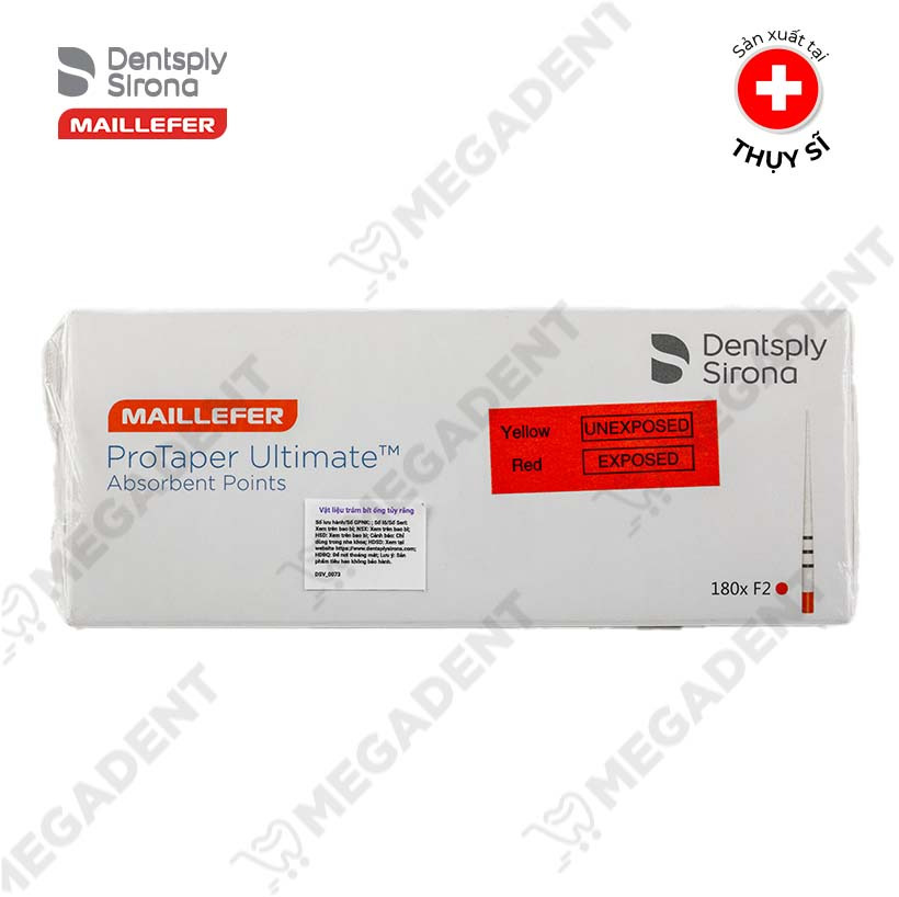 Côn giấy nội nha PAPER POINTS PROTAPER ULTIMATE Maillefer Dentsply Mỹ