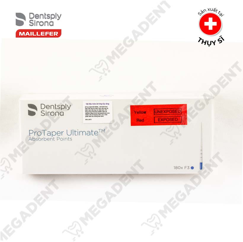 Côn giấy nội nha PAPER POINTS PROTAPER ULTIMATE Maillefer Dentsply Mỹ