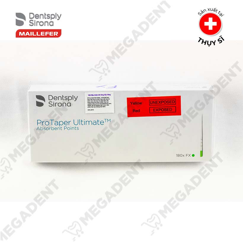 Côn giấy nội nha PAPER POINTS PROTAPER ULTIMATE Maillefer Dentsply Mỹ