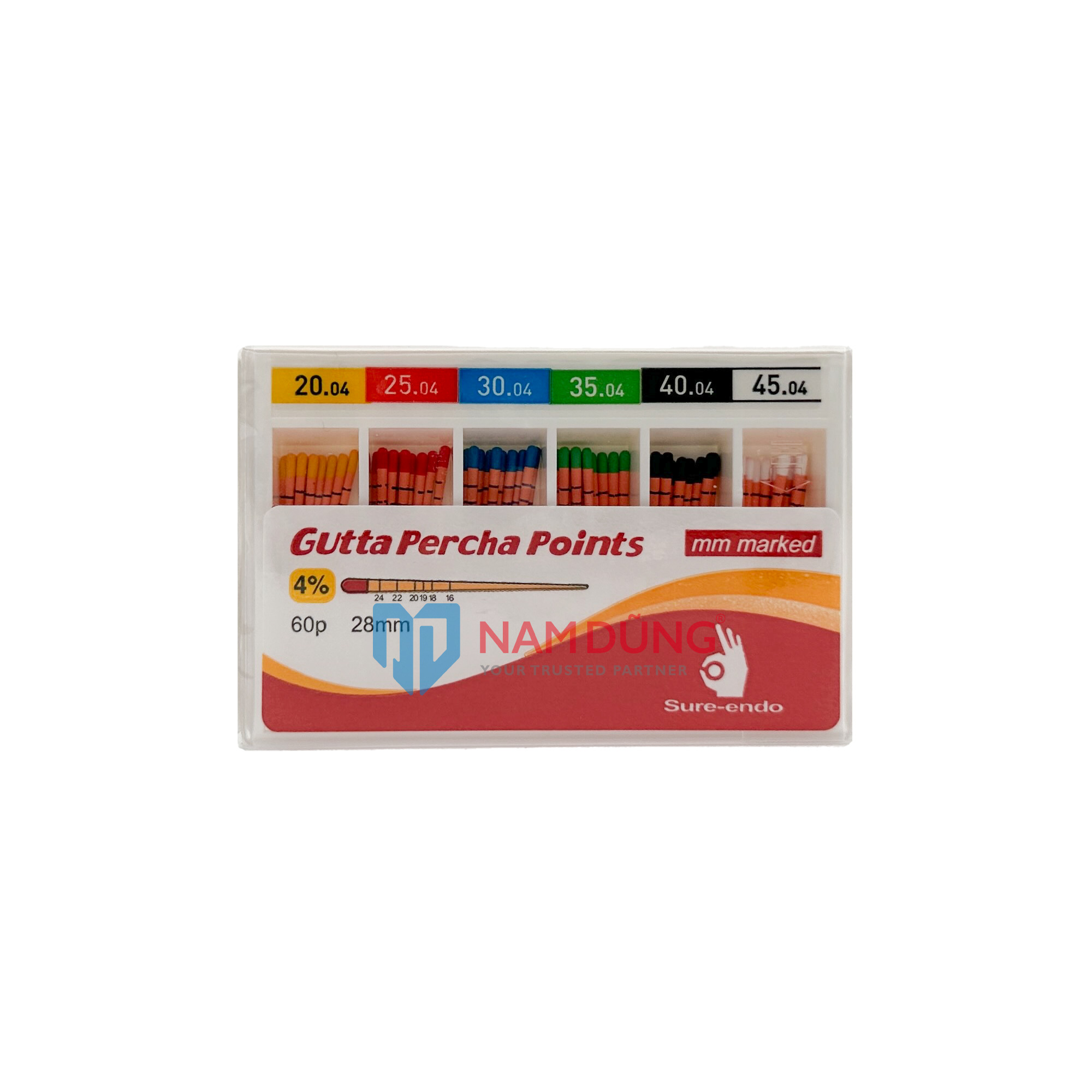 Cone Gutta Percha Sure Endo Hàn Quốc