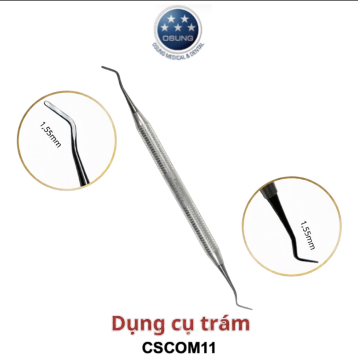 Cây dụng cụ trám composite 2 đầu Osung | Osung Hàn Quốc