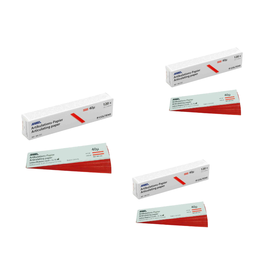 Giấy cắn 1 mặt dày 40μ - Articulating Hanel Coltene