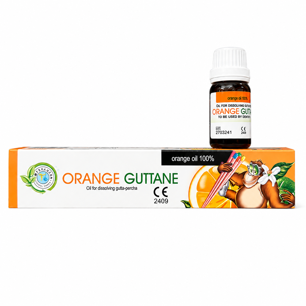 Dung dịch tan côn, mềm côn Gutta tinh dầu cam Orange Guttane Cerkamed