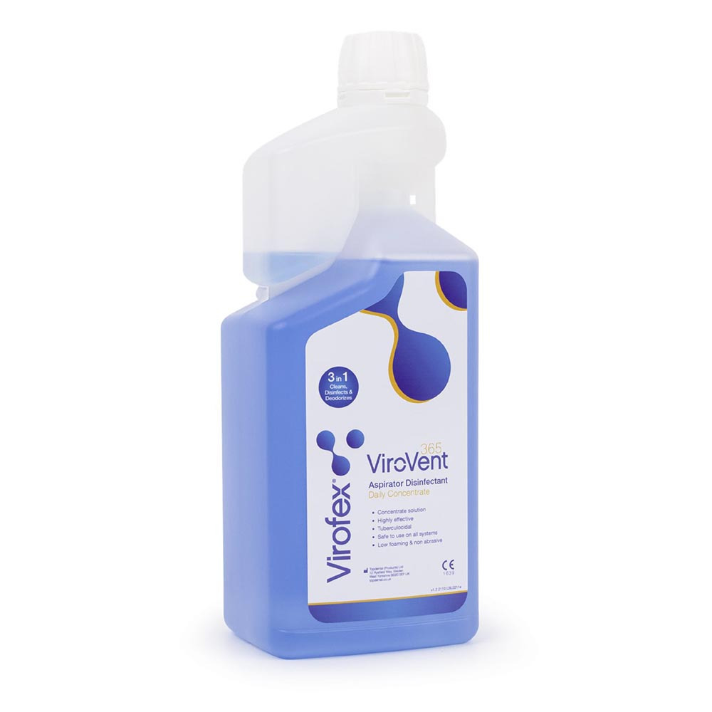 Dung dịch vệ sinh ống hút, Vệ sinh bồn nhổ ghế nha khoa, VIROVENT Daily | VIROFEX UK