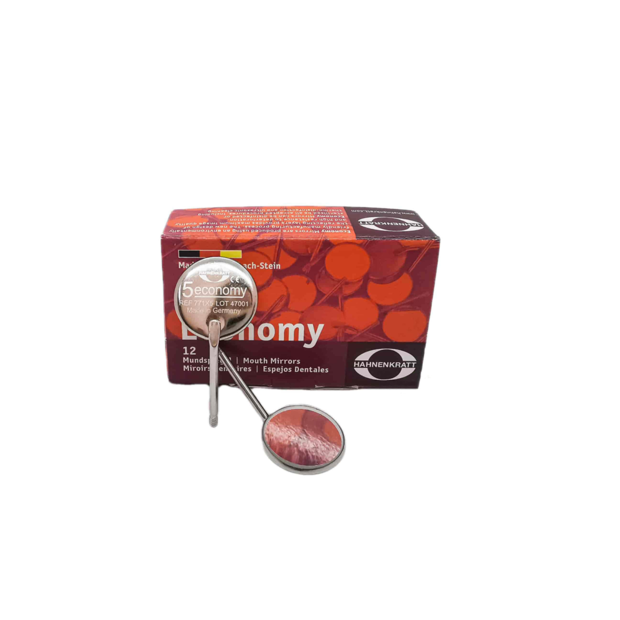 Mặt gương khám răng Đức Economy Mouth Mirrors | Hahnenkratt Đức