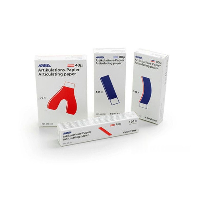 Giấy cắn 1 mặt dày 40μ - Articulating Hanel Coltene