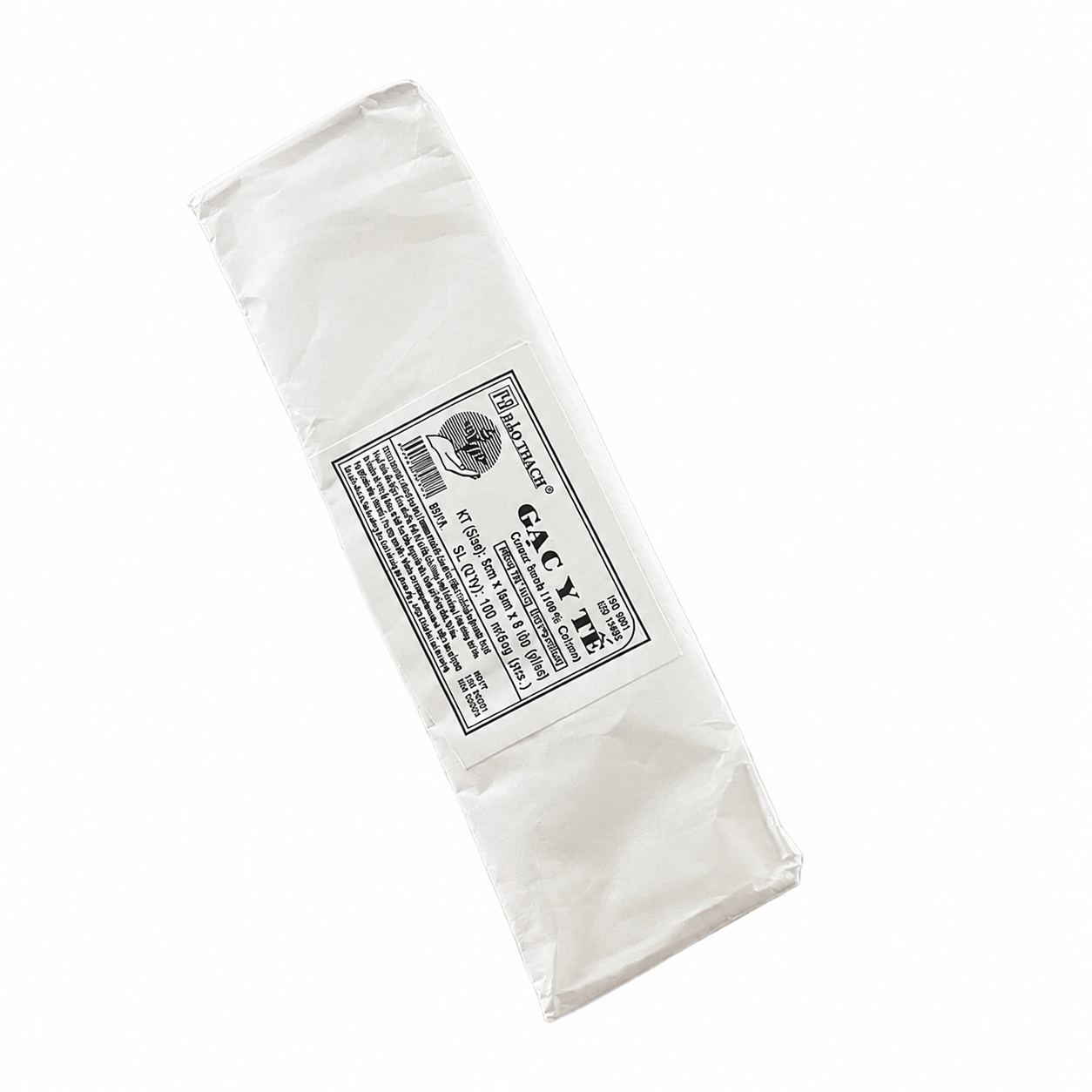Gạc cây y tế chưa tiệt trùng Bảo Thạch 5 cm x 5 cm x 8 lớp Gauze Swab