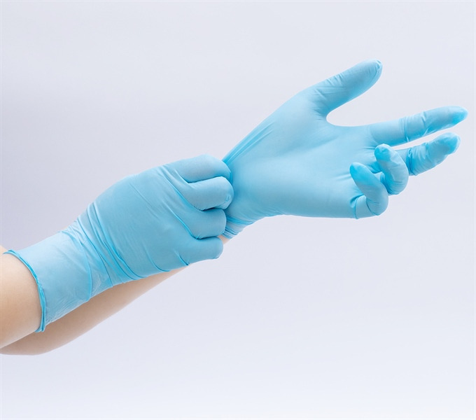 Găng tay cao su Nitrile không bột | Vglove Việt Nam - 4.0g