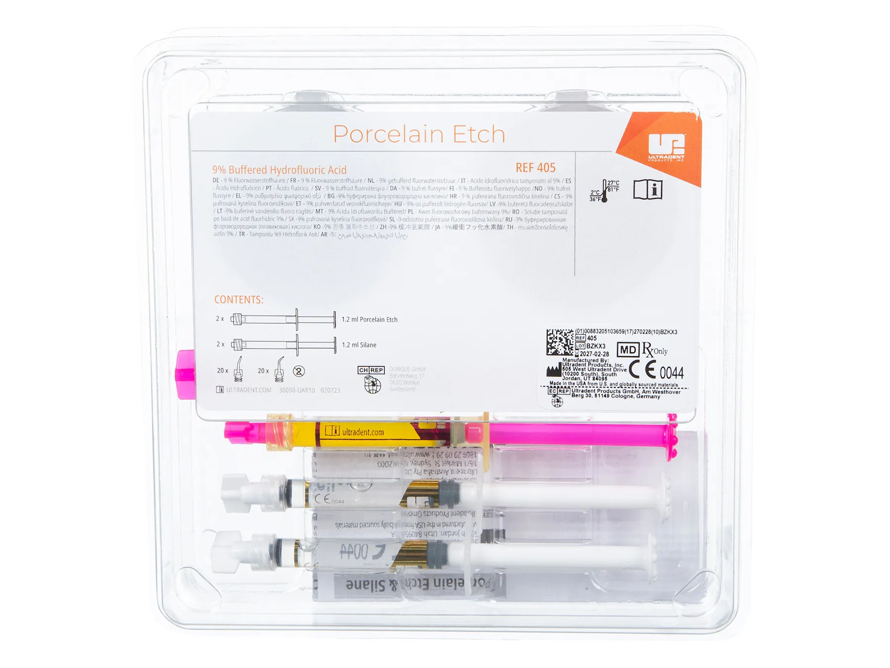 Gel xói mòn sứ Porcelain Etch | Ultradent Mỹ