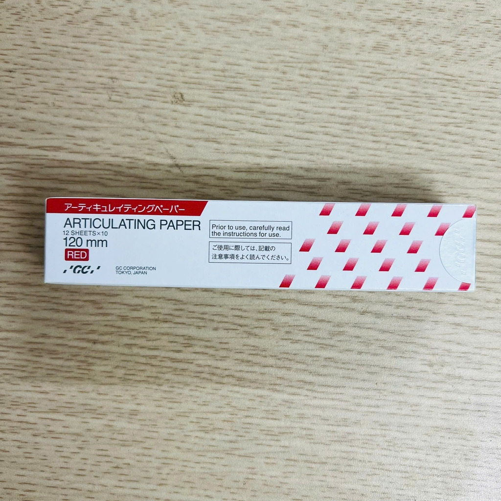 Giấy Cắn 1 Mặt Màu Đỏ ARTICULATING PAPER | Shofu Nhật Bản