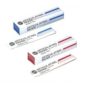 Giấy cắn 1 mặt màu xanh Shofu ARTICULATING PAPER | Shofu Nhật Bản