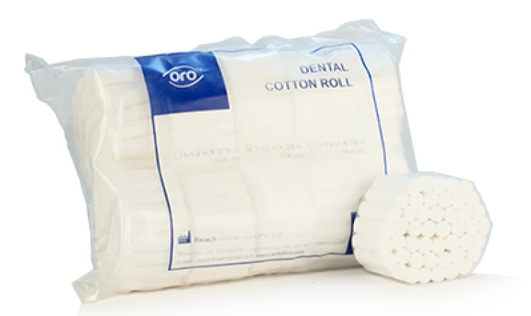 Gòn Viên Nha Khoa Chuyên Dụng Cotton Rolls | Oro Ấn Độ