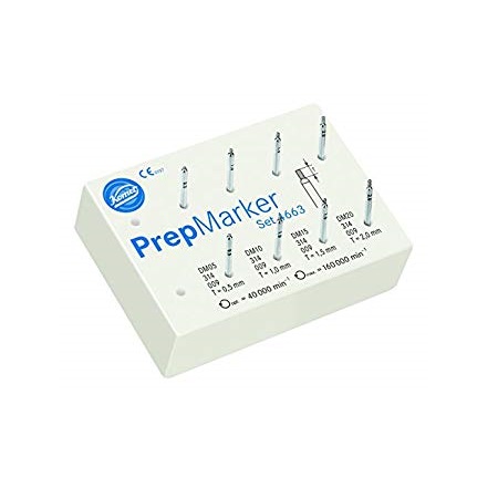Bộ Mũi Mài Đánh Dấu Độ Sâu PrepMarker 4663 | Komet Đức