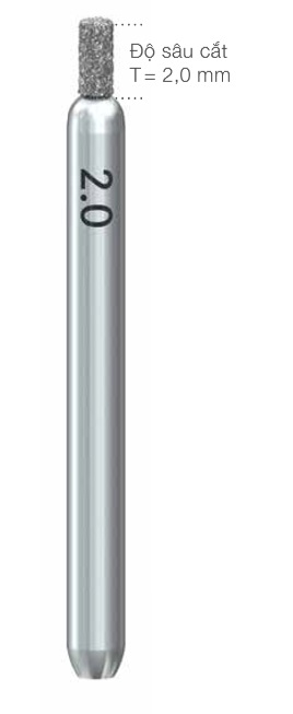 Bộ Mũi Mài Đánh Dấu Độ Sâu PrepMarker 4663 | Komet Đức