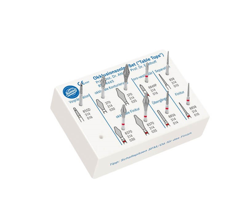 Bộ Mũi Mài Onlay Mặt Nhai Cao Cấp 4665 | Komet Đức