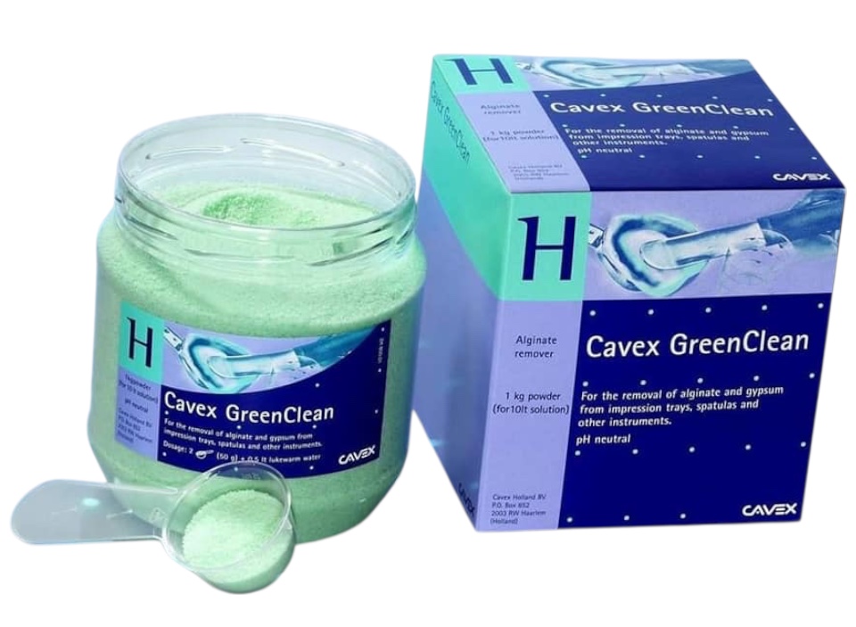 Bột làm sạch khay lấy dấu Green Clean | Cavex Hà Lan