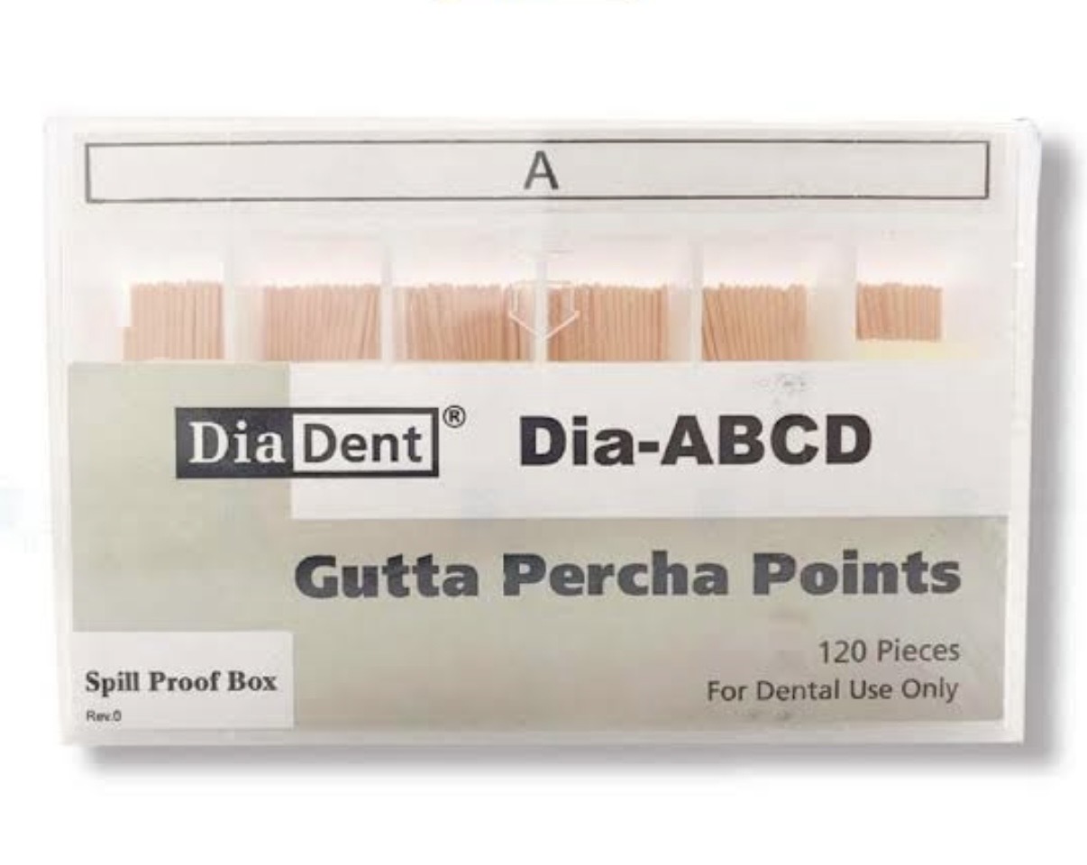 Côn Phụ Gutta Percha Nội Nha ABCD cho trâm máy | Diadent Hàn Quốc