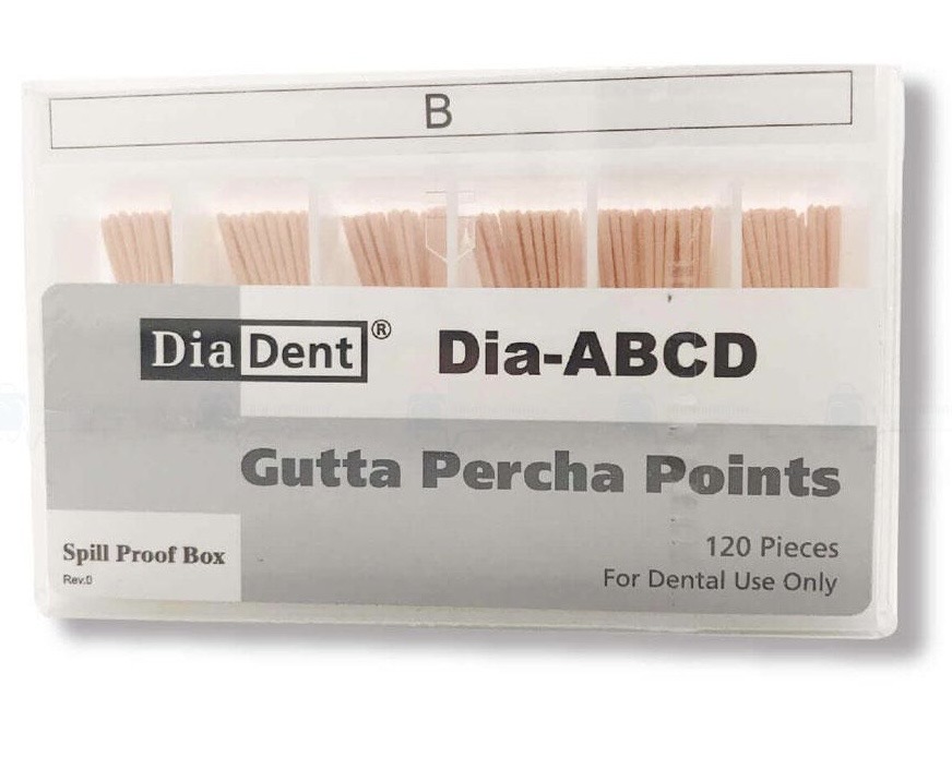 Côn Phụ Gutta Percha Nội Nha ABCD cho trâm máy | Diadent Hàn Quốc