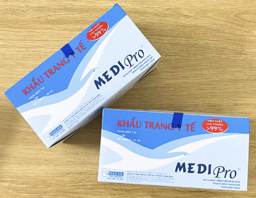 Khẩu trang y tế cao cấp MEDIPro| Thời Thanh Bình Việt Nam