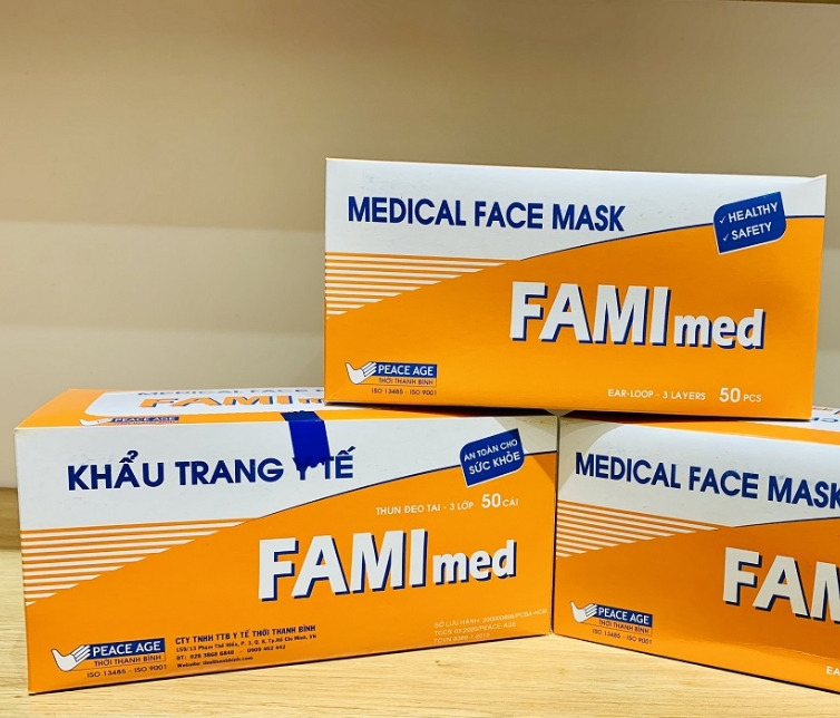 Khẩu trang y tế FAMI MED 3 lớp | Thời Thanh Bình Việt Nam
