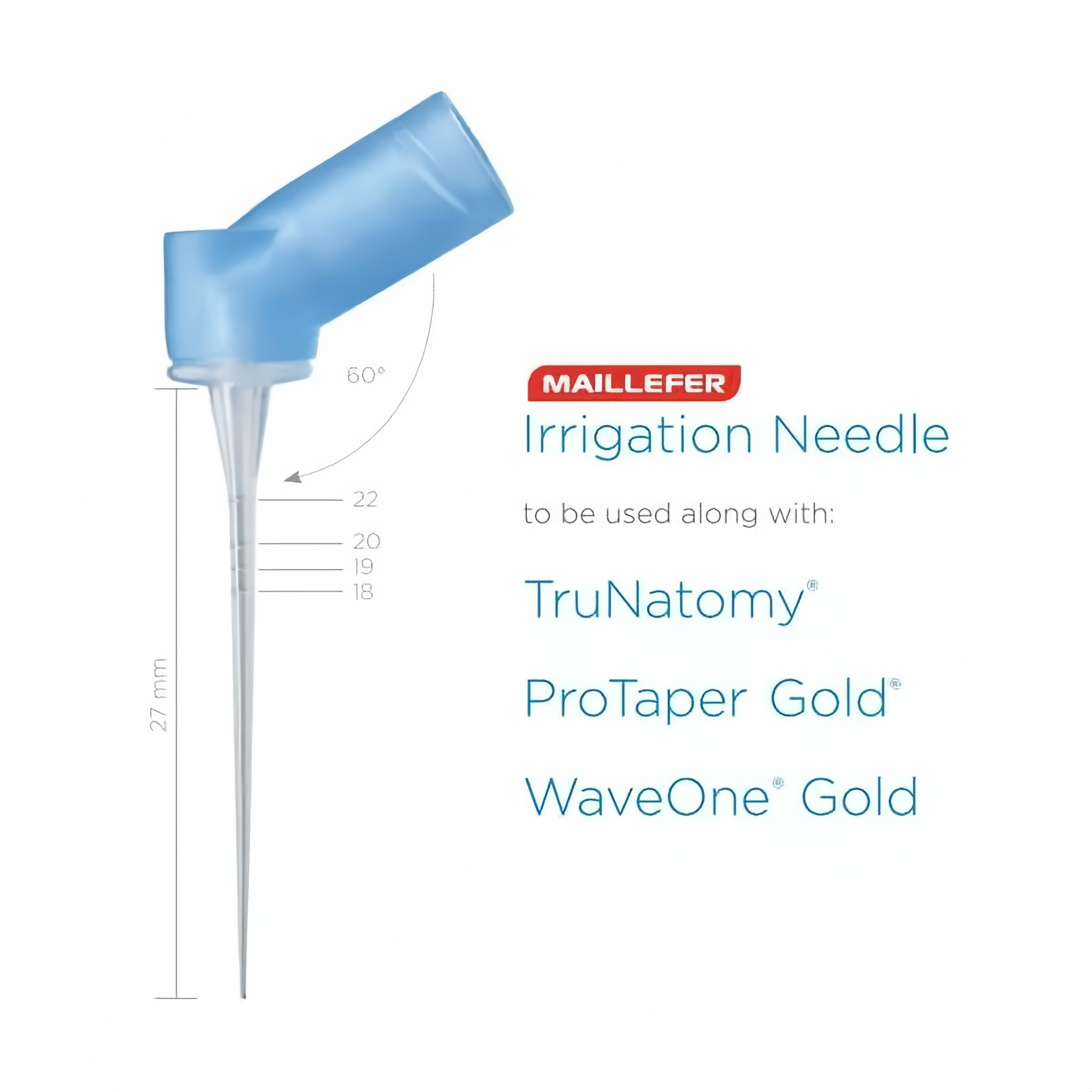 Kim bơm rửa ống tủy Irrigation Needle Dentsply Mỹ