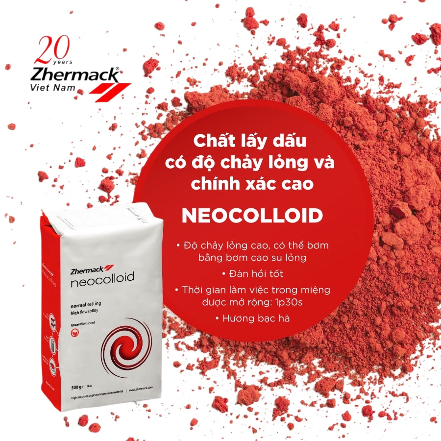 Alginate lấy dấu có độ chính xác cao Neocolloide | Zhermack Ý